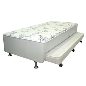 Cama Box Solteiro com Auxiliar Ortopédico D28 Branco - Ortobom