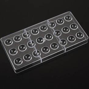 Forma Policarbonato Para Chocolate Molde Esfera 24 Cavidades - 1 Un