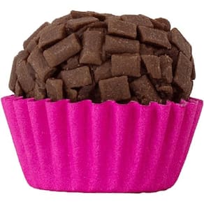 Forminha Para Doces Cores Intensas Liso Nº 5 Pink - 100 Un