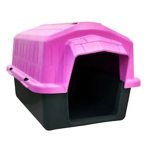 Casa Casinha Cachorro Gato Pet N6 Plástico Alvorada Rosa