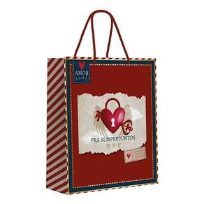 Kit Sacola De Papel Luz M 26x19,5x9,5cm - 10 Un