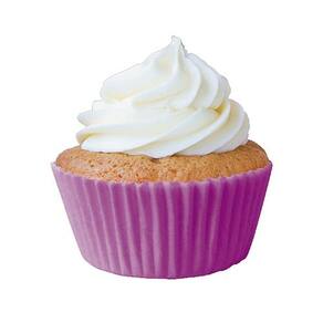 Forminha Para Bolinho Mini Cupcake Liso Nº 2 Lilás - 45 Un