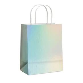 Kit Sacola De Papel Nacarado P 21,5x15x8cm - 10 Un