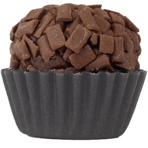 Forminha Para Doces Cores Intensas Liso Nº 5 Preto - 100 Un