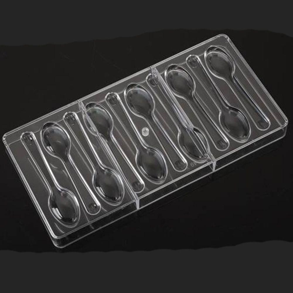 Forma Policarbonato Para Chocolate Molde Colher 10 Cavidades - 1 Un