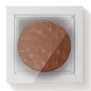 Caixa Para 1 Pão De Mel 9x9x4cm Branco - 50 Un