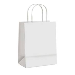 Sacola De Papel Pp 16x12x7cm Liso Branco - 10 Un