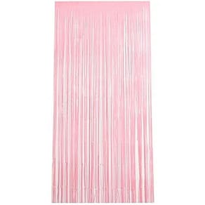 Cortina Metalizada Candy Color Rosa 100x200cm - 1 Un