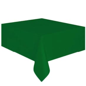 Toalha De Mesa Plástica Happy Line 1,37x1,77 Metros Verde - 1 Un