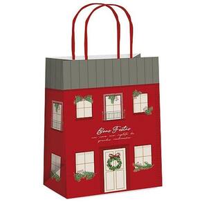 Sacola De Papel Guirlanda M 26x19,5x9,5cm - 10 Un