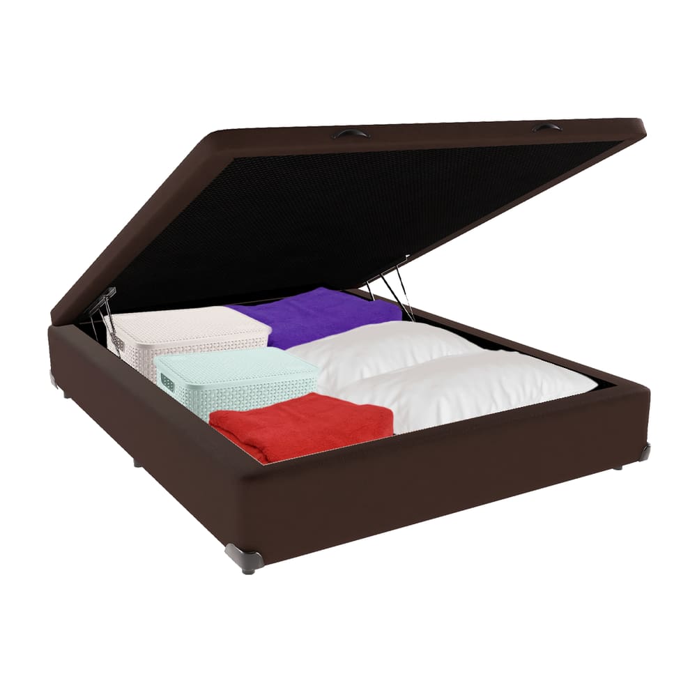 Cama Box Baú Casal Bravus 138x188x44