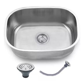 Cuba De Cozinha Gourmet Aço Inox 304 Completa Com Acessórios 43x37cm Cor Prata Brinovar