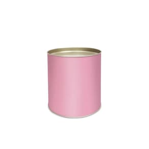 Lata Para Doces Color Rosa 10x13cm - 12 Un