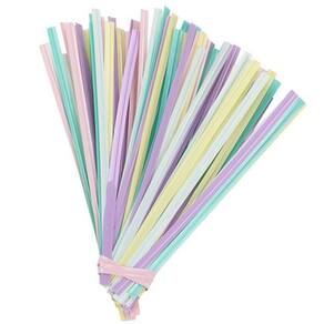 Lacre Fecho Metalizado 4mmx11cm Candy Color - 100 Un