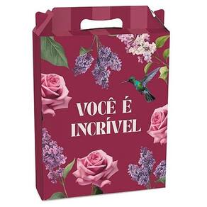 Kit Caixa Maleta Retangular Vertical Brigitte P 15x6x18cm - 10 Un