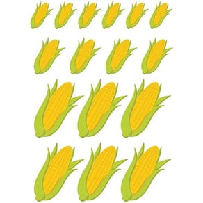 Cartela Adesiva Milho Arraiá Bão Demais 19x28cm - Com 16 Adesivos