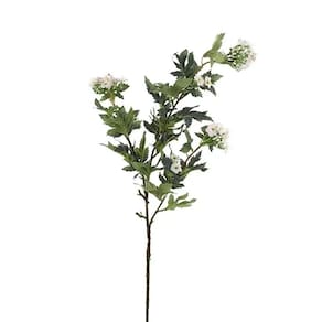 Folhas Decorativas Permanentes - Pick Folhagem E Flores 76cm Rosa Claro - 1 Haste