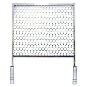 Grelha Tela Inox Cabo Em Aço Inox Lobo Churrasqueiras Medida 40x50