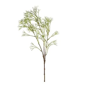 Flores Decorativas Permanentes - Wallflower X36 72cm Branco - 6 Hastes