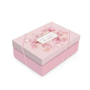 Kit Caixa Retangular Com Tampa Blossom P 24x18x8cm - 10 Un