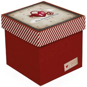 Kit Caixa Cubo Amor Real Gg 19x19x19cm - 10 Un