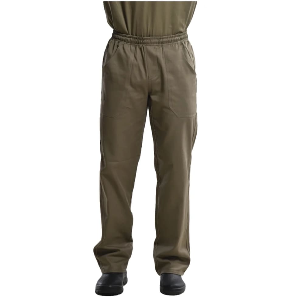 Calça Elástico Total Cordão Caqui