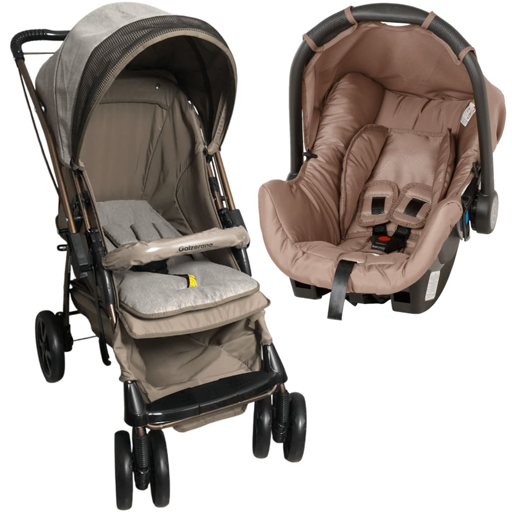 Carrinho Bebe Conforto Toffee Galzerano Maranello III Chocolate