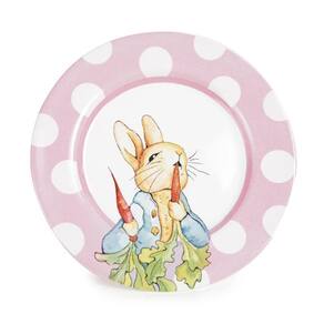 Prato Sobremesa Redondo Páscoa Infantil Collec Peter 20cm - 1 Un