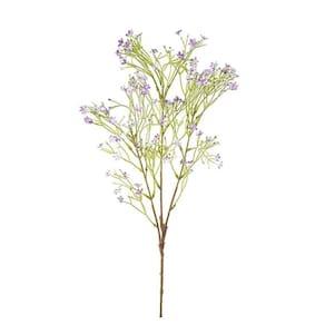 Flores Decorativas Permanentes - Wallflower X36 72cm Lilás - 6 Hastes