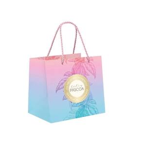 Sacola Premium Para Um Meio Ovo Ombre Degradê M 30x26x14cm - 10 Un