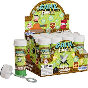 Lembrancinha Infantil - Bolhas De Sabão Game Bubble - 1 Tubo Com 60ml