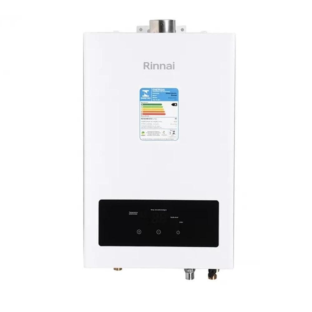 Aquecedor à Gás Digital Rinnai E15 GLP 15 Litros, com Touchscreen