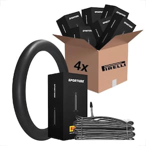 kit 4 Unidades Camara de ar pirelli aro 700 x 23 / 30 Valvula Presta bicicleta Speed Road