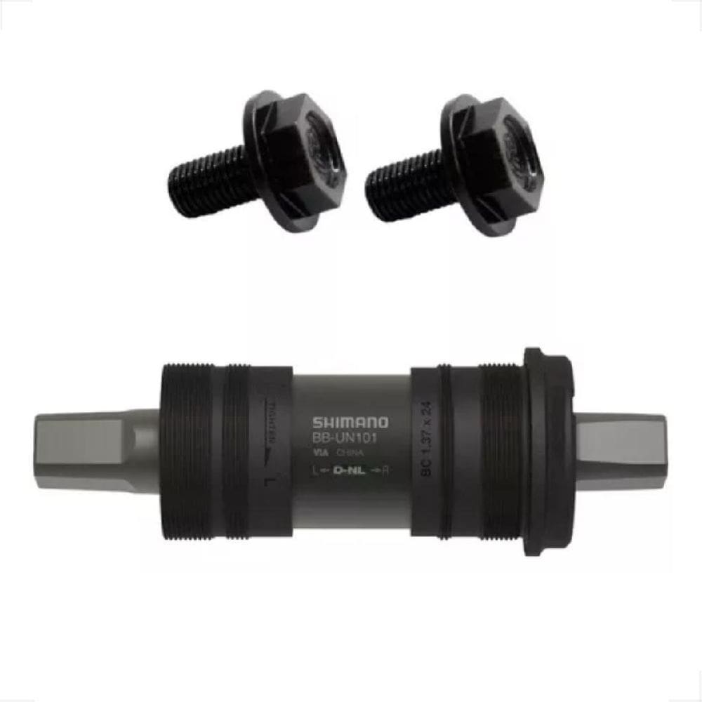 Movimento Central Ponta Quadrada Shimano Altus UN101 34,7mm 122,5mm Bicicleta Bike Mtb