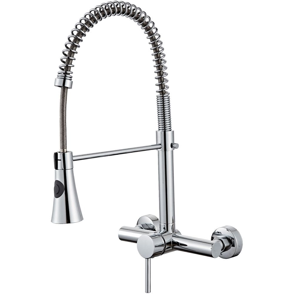 Torneira de Cozinha Gourmet de Parede Misturador Monocomando Cromada