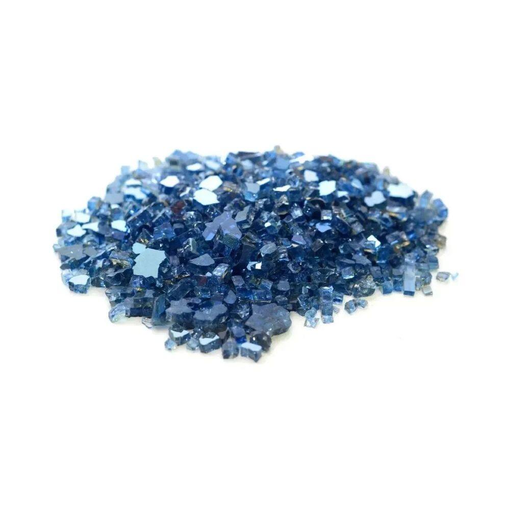 Cristal Azul Calvert para Lareira a Gás e Etanol