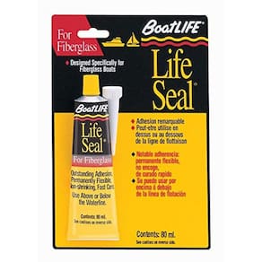 Tubo Sealant Boat Life Lifeseal preto para fibra de vidro