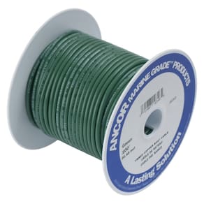 Wire Ancor 111302 Cobre estanhado 8 AWG (8 mm2) Verde 25 pés