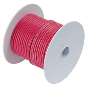 Fiação de barco elétrica primária de cobre estanhado de nível marítimo Ancor 108825 (10 AWG, vermelha, 76 m)