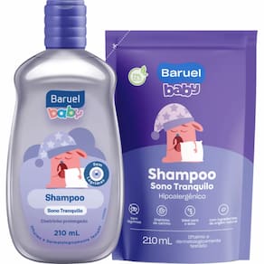 Kit Shampoo Baruel Sono Tranquilo Baby + Refil