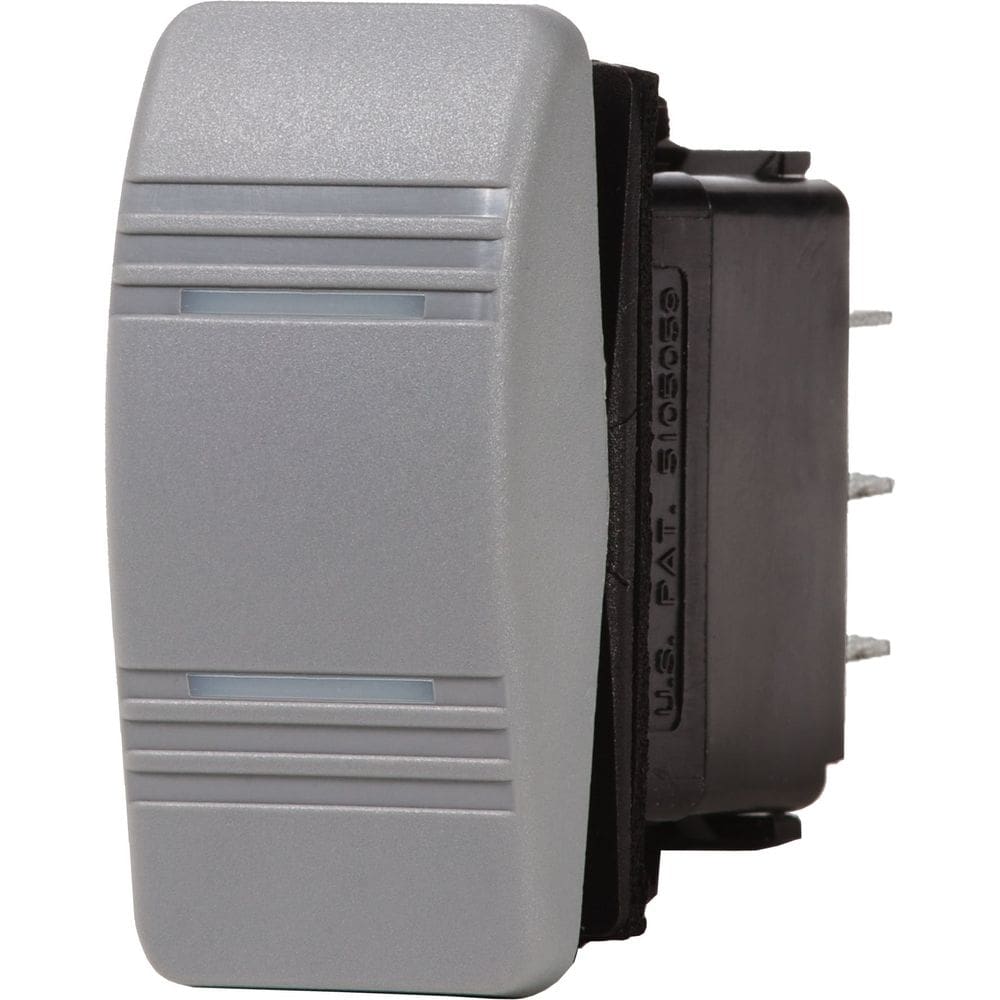 Interruptor Blue Sea Systems 8232 Contura ON-OFF-ON SPDT cinza