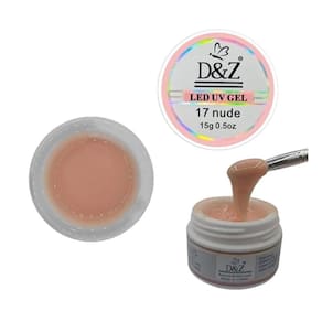 Gel Uv Xd Led Nude D&Z 15G Para Alongamento De Unhas