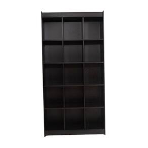 Estante Colméia 100% Mdf Preto - Suprema Móveis