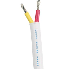 Cabo duplex de segurança Ancor Marine Grade 16/2 AWG 75m vermelho/amarelo