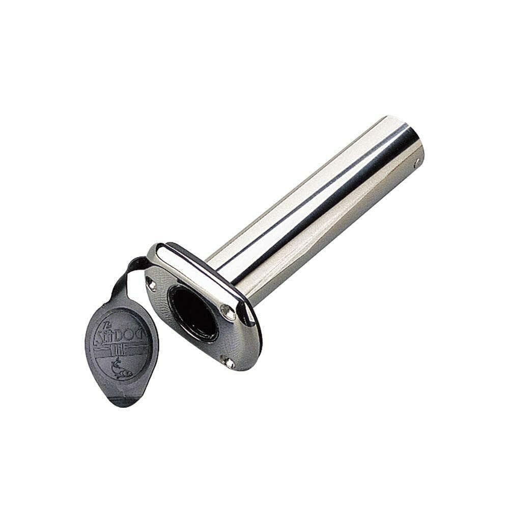 Suporte de haste Sea-Dog em aço inoxidável embutido 90° com tampa