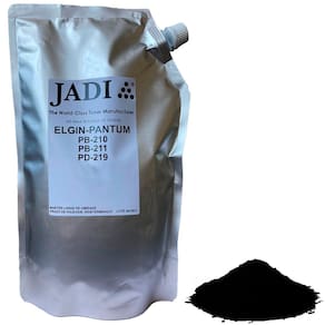 01 kg refil de pó para recarga toner elgin pb210 pb211 pd219 Preto monocromático