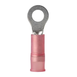 Terminal de anel de nylon 22-18 AWG #8, pacote com 25 Ancor 210202