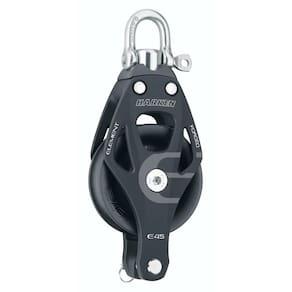Bloco de barco à vela HARKEN Premium de 45 mm giratório único com cesto