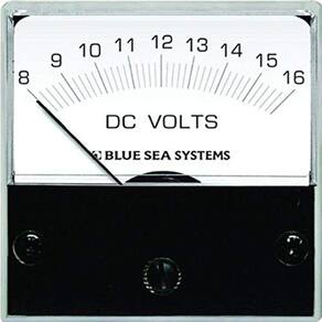Medidor eletromecânico Blue Sea Systems 8028 Voltímetro Micr