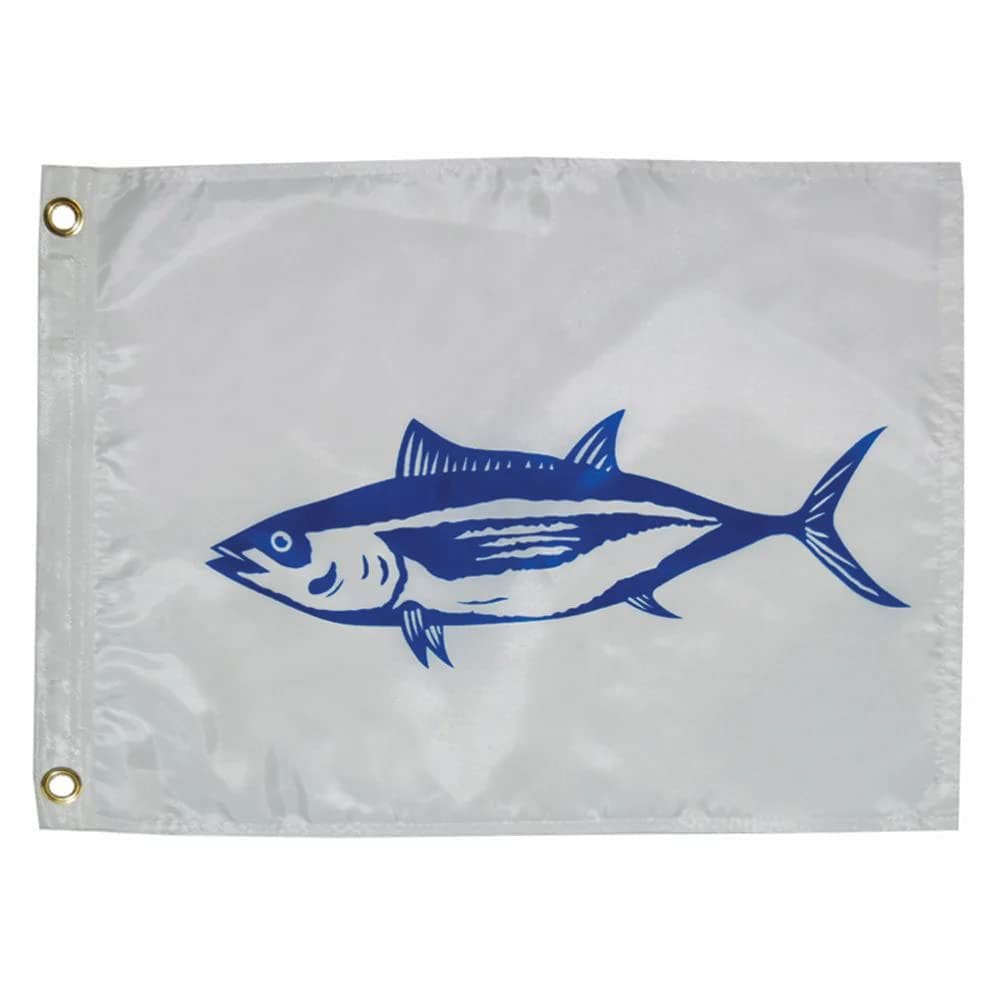 Bandeira de barco Taylor Made Fisherman`s Catch White Tuna 12x18cm